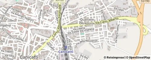 Mappa Canicattì