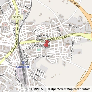 Mappa Via Petrella, 16, 92024 Canicattì, Agrigento (Sicilia)