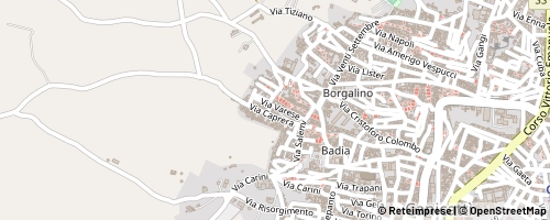 Mappa Canicattì