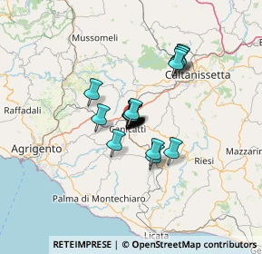 Mappa Via Domenico Cimarosa, 92024 Canicattì AG, Italia (8.07474)