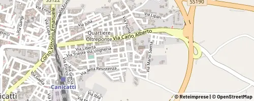Mappa Canicattì