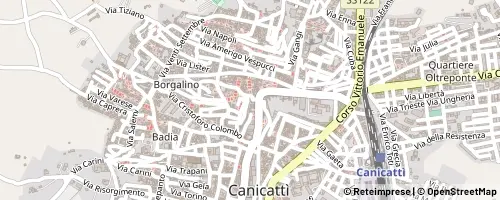 Mappa Canicattì