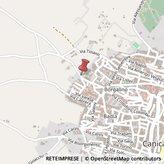 Mappa Via Bertani, 21, 92024 Canicattì, Agrigento (Sicilia)