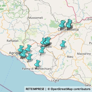 Mappa Via Mestre, 92024 Canicattì AG, Italia (16.38632)