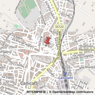 Mappa Via Mestre, 48, 92024 Canicattì, Agrigento (Sicilia)