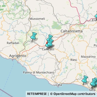 Mappa Via Amalfi, 92024 Canicattì AG, Italia (33.2475)