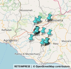 Mappa Via Amalfi, 92024 Canicattì AG, Italia (8.5635)