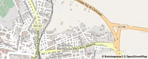 Mappa Canicattì