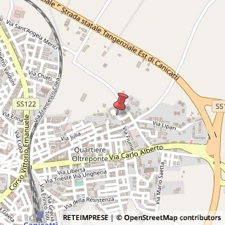 Mappa Via Giudice Costa, 92024 Canicattì, Agrigento (Sicilia)