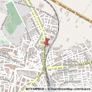 Mappa Via Vittorio Emanuele, 218, 92024 Canicattì, Agrigento (Sicilia)