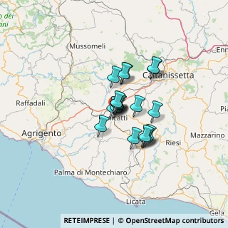 Mappa Via Sant Angela Merici, 92024 Canicattì AG, Italia (8.677)