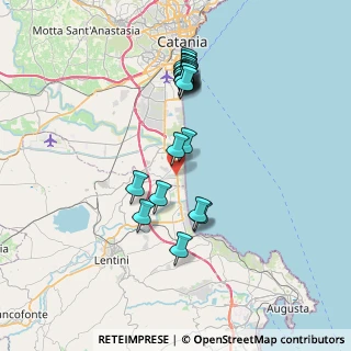 Mappa Via dell'Altea, 95121 Catania CT, Italia (7.7655)