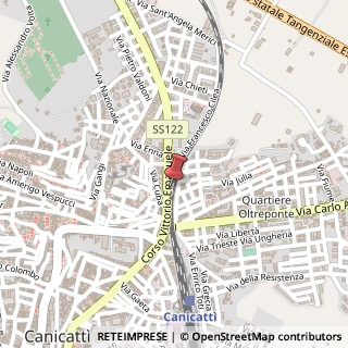 Mappa Via Vittorio Emanuele, 365, 92024 Canicattì, Agrigento (Sicilia)