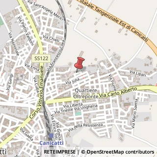 Mappa Via Cagliari, 13, 92024 Canicattì, Agrigento (Sicilia)