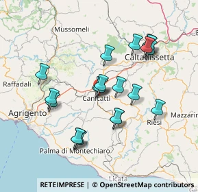 Mappa Via Girolamo Li Causi, 92024 Canicattì AG, Italia (15.2545)