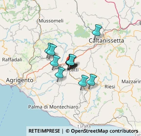 Mappa Via Girolamo Li Causi, 92024 Canicattì AG, Italia (7.9275)