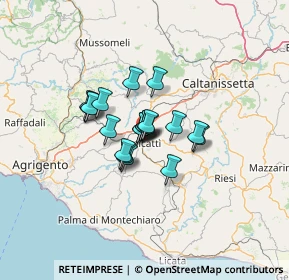 Mappa Via Girolamo Li Causi, 92024 Canicattì AG, Italia (8.4)