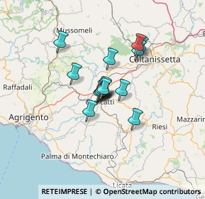 Mappa Via Girolamo Li Causi, 92024 Canicattì AG, Italia (9.104)