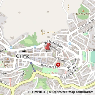 Mappa Via Campana, 19, 60027 Osimo, Ancona (Marche)
