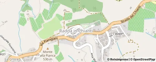 Mappa Radda in Chianti