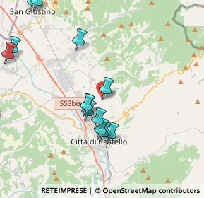 Mappa Via Genesio Polidori, 06012 Città di Castello PG, Italia (4.37)