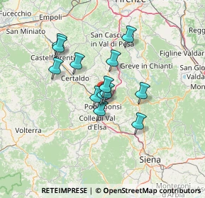 Mappa Via Giacomo Puccini, 50028 Barberino Tavarnelle FI, Italia (10.44077)