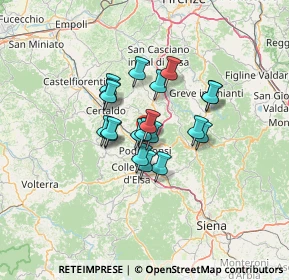 Mappa Via Giacomo Puccini, 50028 Barberino Tavarnelle FI, Italia (9.093)