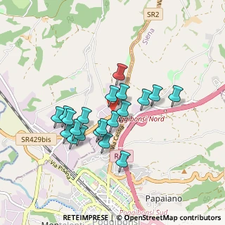Mappa Via Giacomo Puccini, 50021 Barberino Val D'elsa FI, Italia (0.7755)