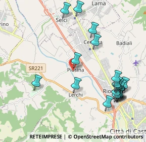 Mappa Via Sant'Ansano, 06012 Città di Castello PG, Italia (2.465)