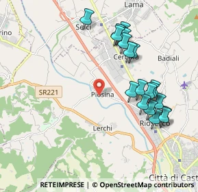 Mappa Via Sant'Ansano, 06012 Città di Castello PG, Italia (2.107)