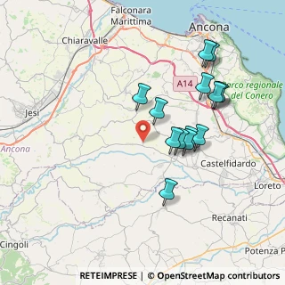 Mappa Via Muzio Gallo, 60027 Osimo AN, Italia (7.29)