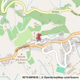 Mappa Via Pozzo dei Birri, 1, 53017 Radda in Chianti, Siena (Toscana)