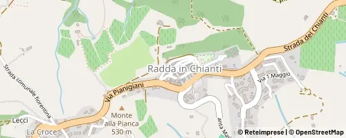 Mappa Radda in Chianti