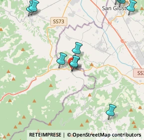 Mappa Via della Piaggia, 52035 Monterchi AR, Italia (5.74667)