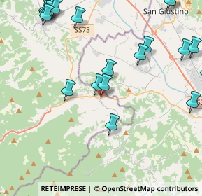 Mappa Via della Piaggia, 52035 Monterchi AR, Italia (5.716)