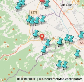 Mappa Via della Piaggia, 52035 Monterchi AR, Italia (4.936)