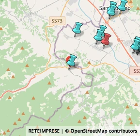 Mappa Via della Piaggia, 52035 Monterchi AR, Italia (6.58882)