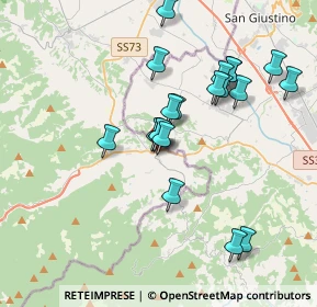 Mappa Via della Piaggia, 52035 Monterchi AR, Italia (3.5715)