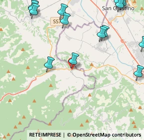 Mappa Via della Piaggia, 52035 Monterchi AR, Italia (6.963)