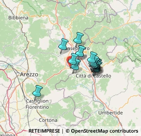 Mappa Via della Piaggia, 52035 Monterchi AR, Italia (9.10471)