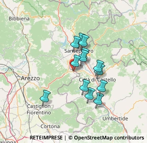 Mappa Via della Piaggia, 52035 Monterchi AR, Italia (10.62538)