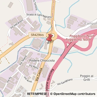 Mappa Drove 2/g, Località, 53036 Poggibonsi, Siena (Toscana)