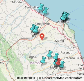 Mappa Via Poggetto, 60030 Santa Maria Nuova AN, Italia (18.621)