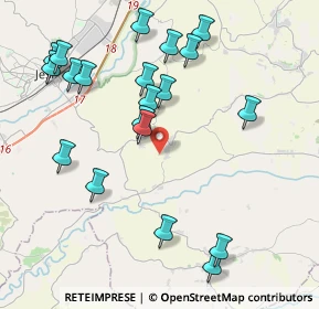 Mappa Via Poggetto, 60030 Santa Maria Nuova AN, Italia (4.6095)