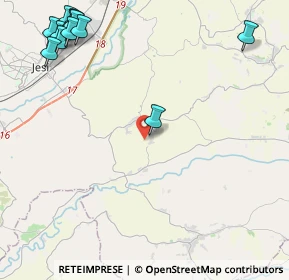 Mappa Via Poggetto, 60030 Santa Maria Nuova AN, Italia (6.38417)