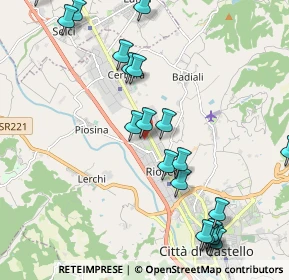 Mappa Via Rosa Luxemburg, 06012 Città di Castello PG, Italia (2.544)