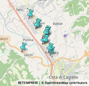 Mappa Via Rosa Luxemburg, 06012 Città di Castello PG, Italia (1.10273)