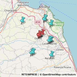 Mappa Via Compagnoni, 60027 Osimo AN, Italia (5.70357)