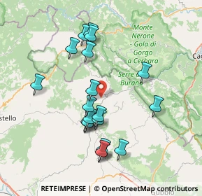 Mappa Vocabolo Castelfranco, 06026 Pietralunga PG, Italia (7.331)