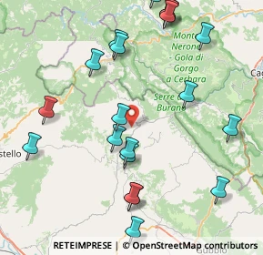 Mappa Vocabolo Castelfranco, 06026 Pietralunga PG, Italia (9.8675)